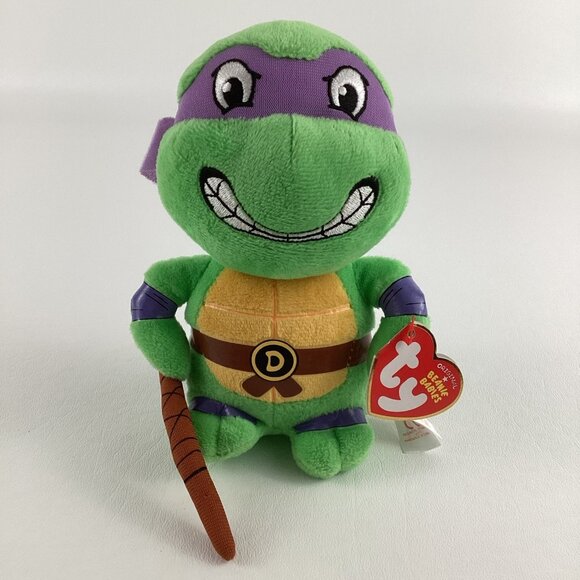 Ty Other - Ty Teenage Mutant Ninja Turtles Donatello 6" Plush Stuffed Donnie 2017 with Tags